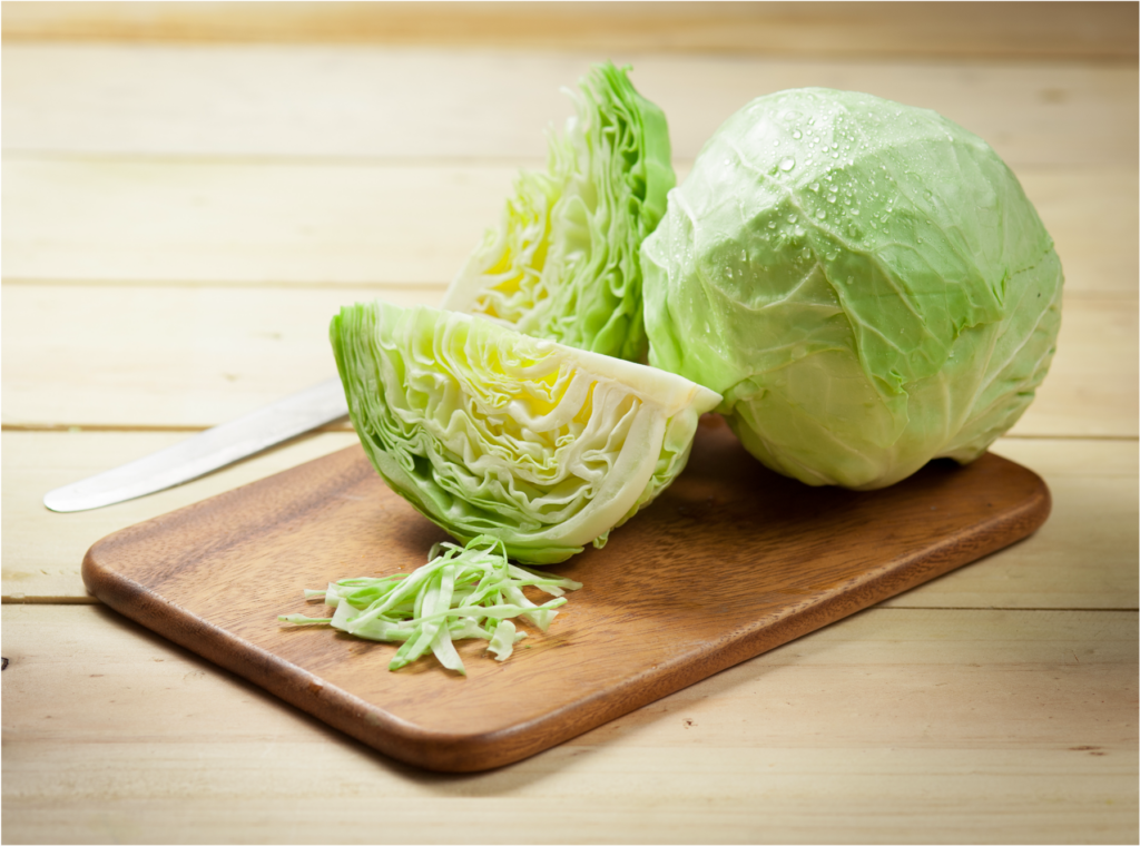 Cabbage Salad with Warm Shallot Vinaigrette