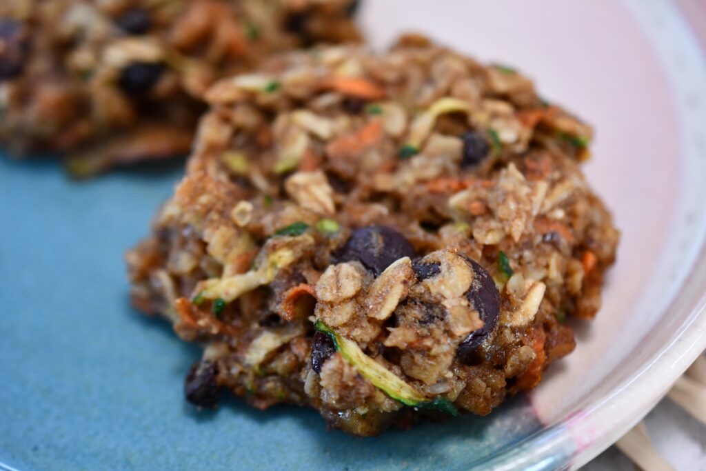 Zucchini Carrot Breakfast Cookies