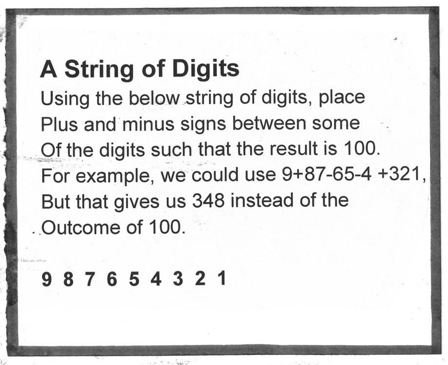 Math Puzzle
